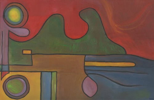 Untitled. Oil. 36"x24". 2003